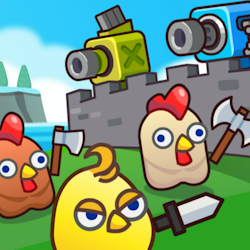 Merge Cannon: Chicken Defense